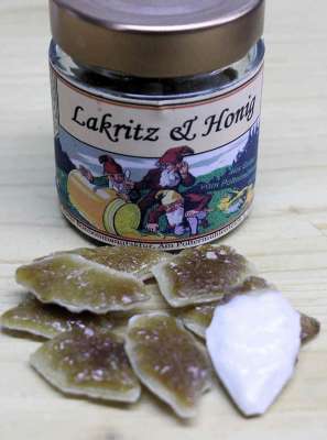Lakritz Honigbonbons